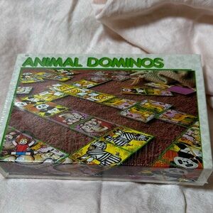 Colorful Animal Domino Set for Kids